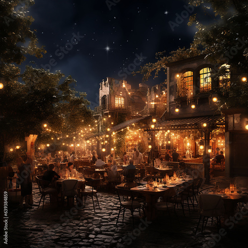 Restaurant at Night