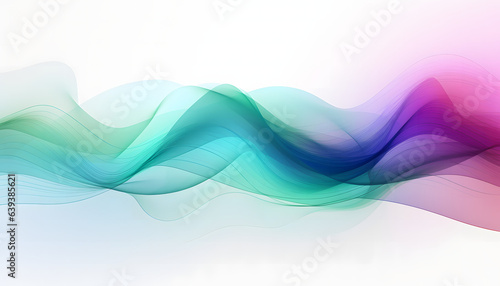 Vibrant abstract artwork featuring wavy lines set against a white backdrop. Dynamic waves and vivid colors offer a visually stimulating experience. Ideal for design and art enthusiasts