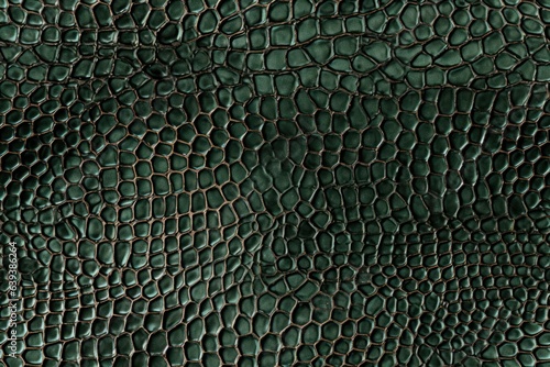 Photographie Seamless pattern with green reptile skin, textured lizard scales.