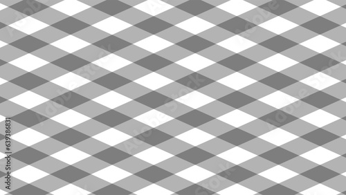 Grey and white plaid checkered pattern