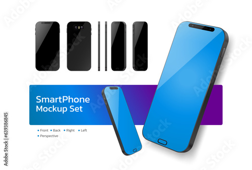 smartphone mockup set