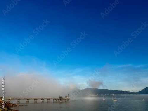 Early morning sea fog in Vancouver