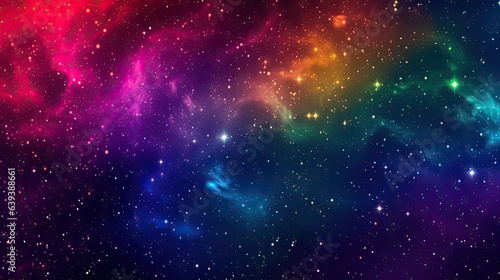 Mind blowing space themed background
