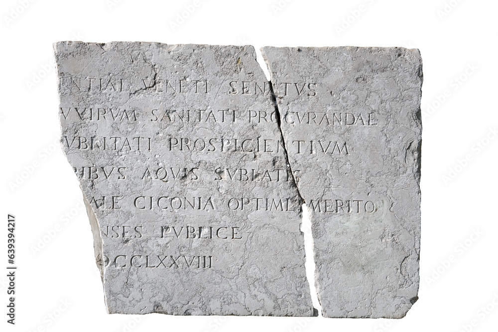 Ταπετσαρία a stele from the Roman era with some inscriptions