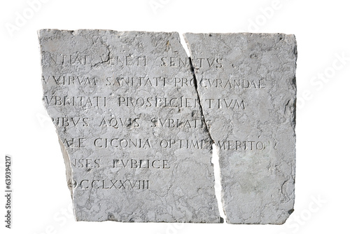 a stele from the Roman era with some inscriptions