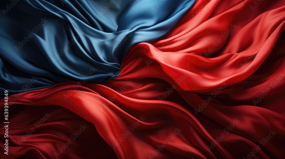 Obraz premium chile flag fabric