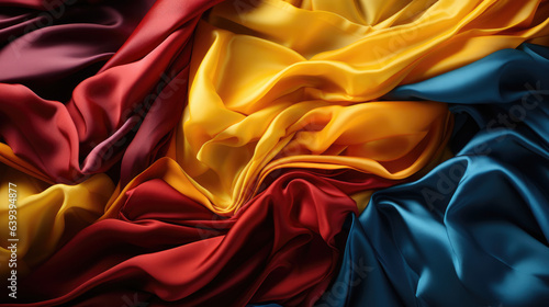 Colombia flag fabric