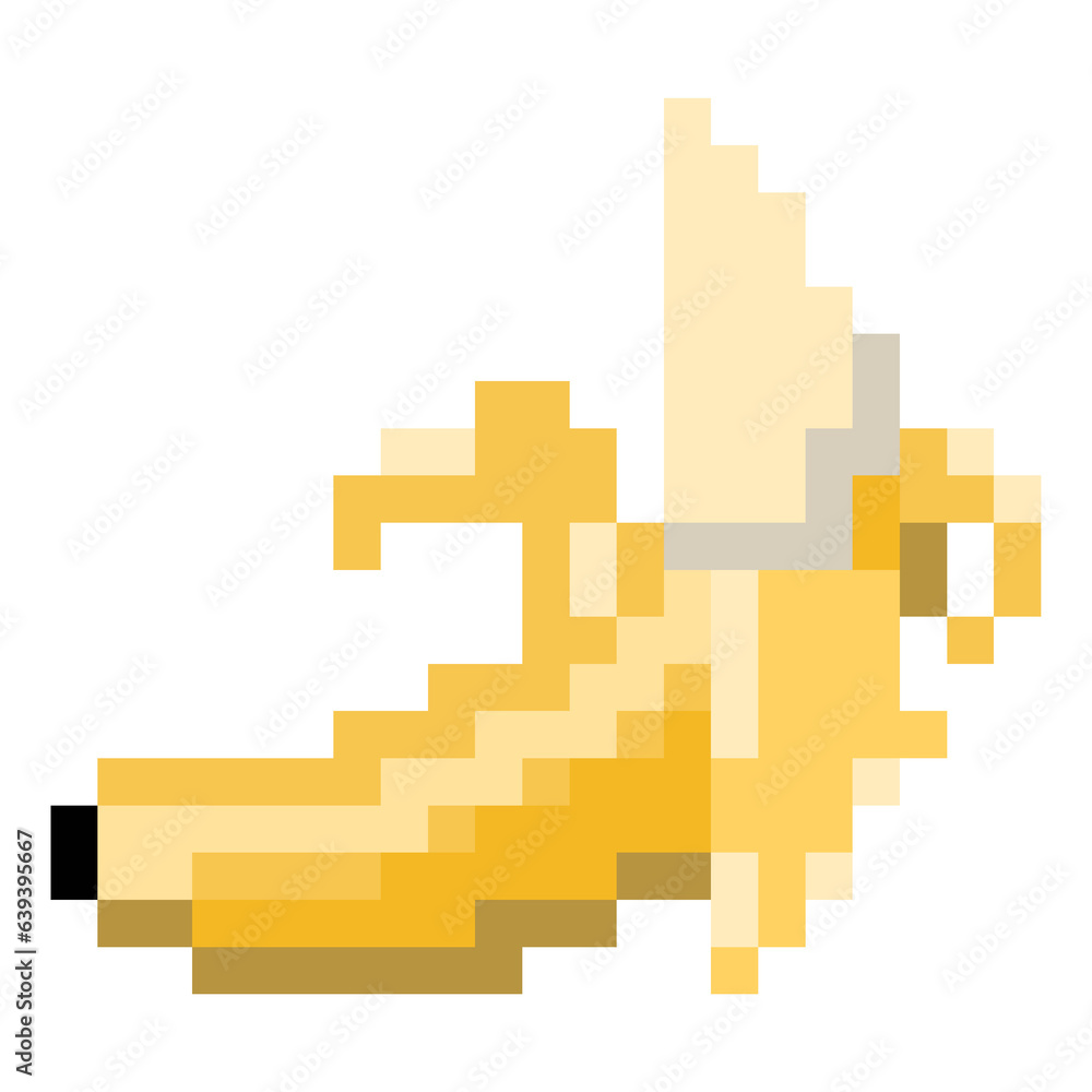 Banana Pixel Art 