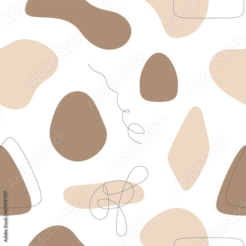 Abstract seamless pattern. Vector illustration for prints, wallpapers.