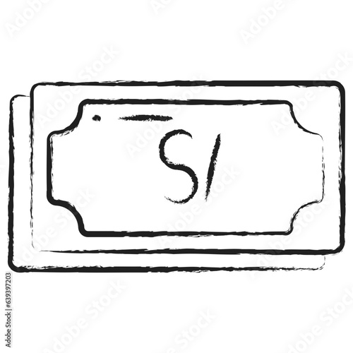Hand drawn Sol icon