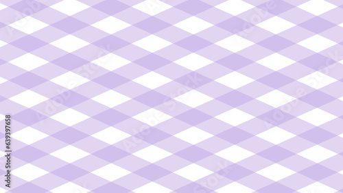 Purple and white plaid checkered pattern