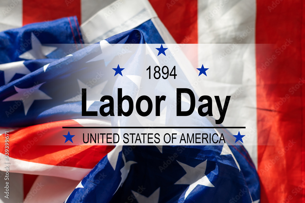 Fototapeta premium Labor Day Background Design. Banner, Poster, Greeting Card. 