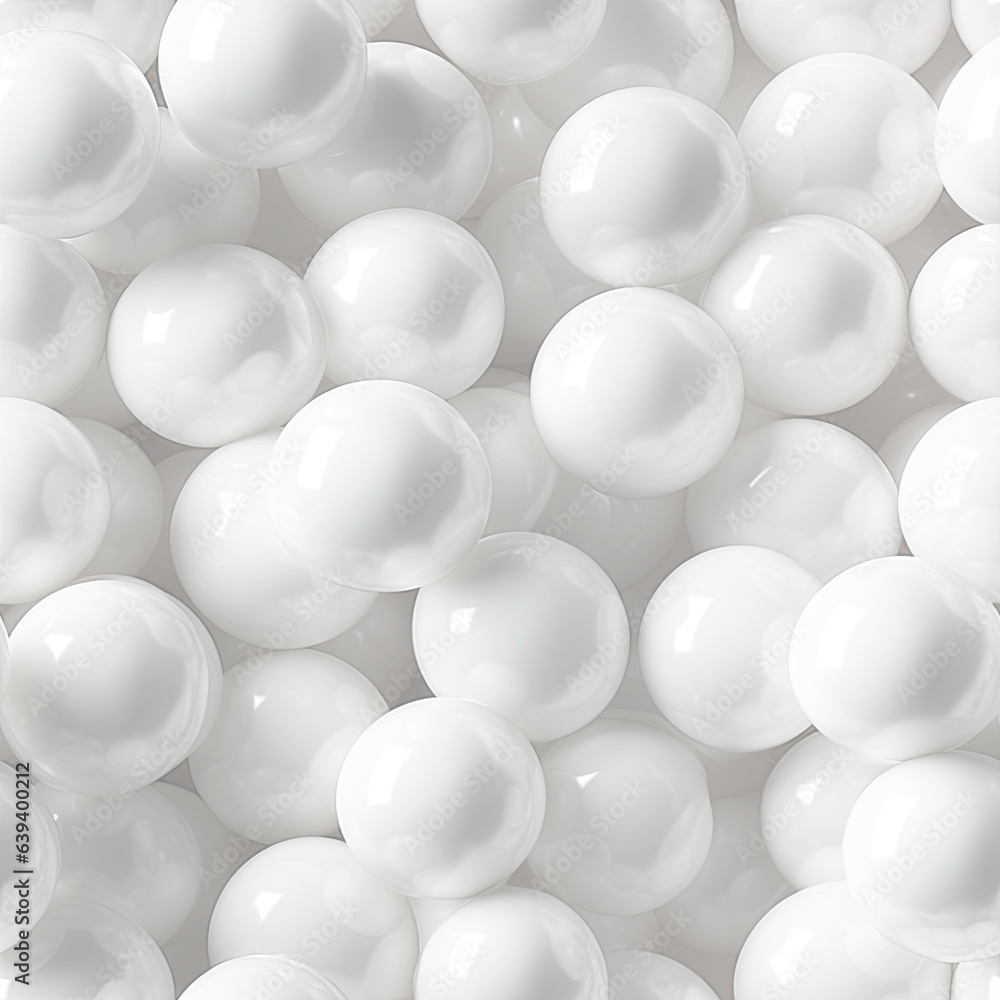 Abstract 3d white background, organic shapes seamless pattern, round pearl spheres texture. Abstract 3d white background, organic shapes seamless pattern, round pearl spheres texture.