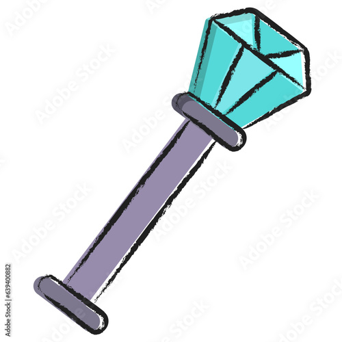 Hand drawn Stud icon