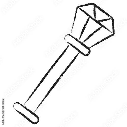 Hand drawn Stud icon