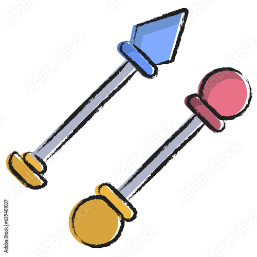 Hand drawn Studs icon