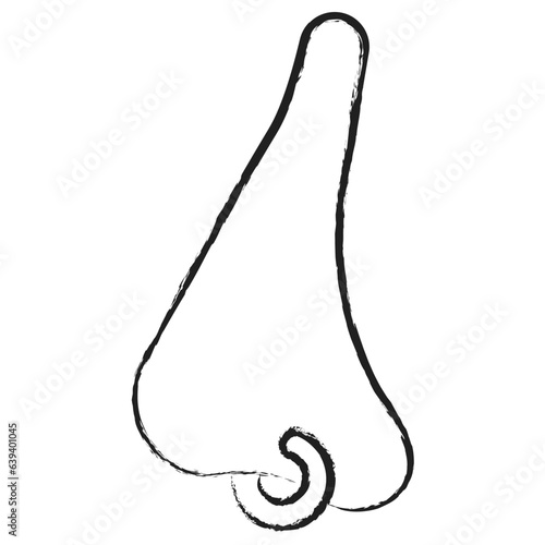 Hand drawn Nose Piercing icon