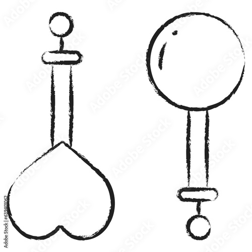 Hand drawn Studs icon