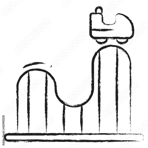 Hand drawn acceleration icon