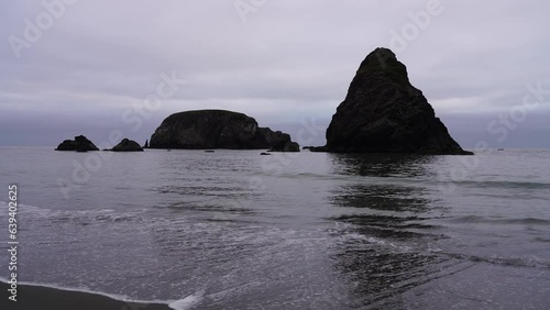 Whaleshead Beach Oregon, Pacific Coast, America, USA. photo