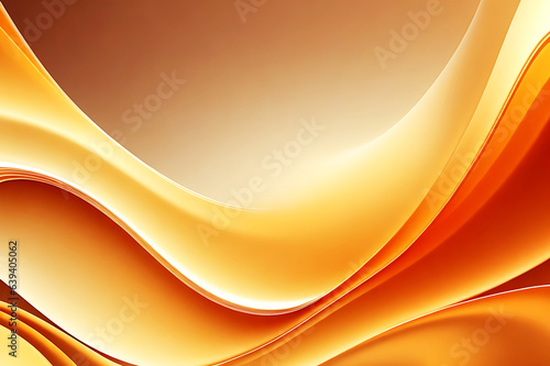 Photo Smooth golden wave background. Abstract. background