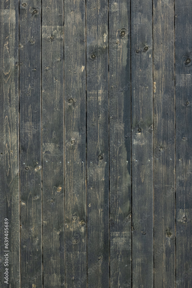 Fototapeta premium old dark painted wooden wall