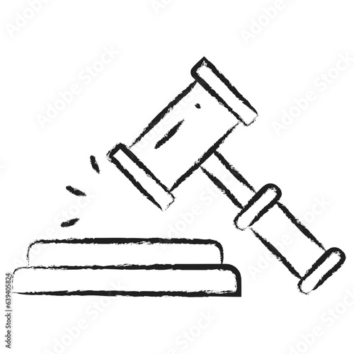 Hand drawn Auction icon