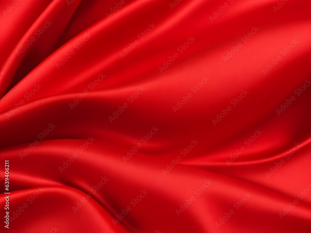 Luxurious Red Satin Fabric with Smooth and Shiny Silk Texture - Silky smooth - red carpet Luxurious Red Satin Fabric with Smooth and Shiny Silk Texture - Silky smooth - red carpet
