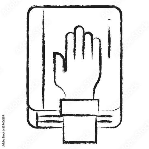 Hand drawn oath icon