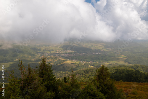 Misty morning in the mountains