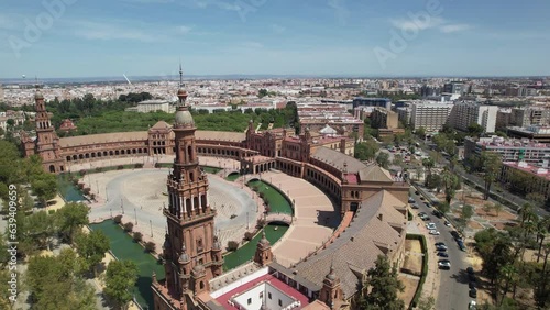 Seville Spanish City Spain Square Ancient Architecture and Heritage