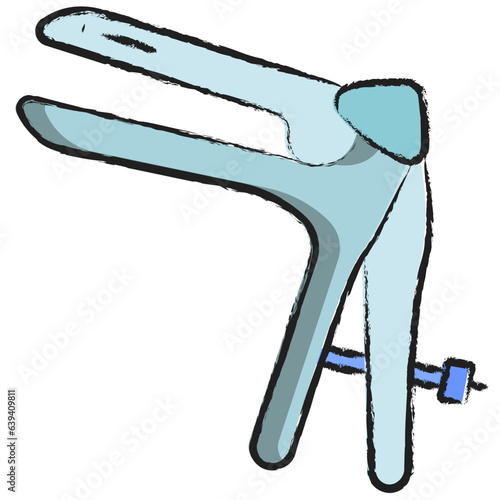 Hand drawn IUI device icon