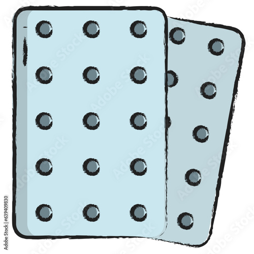 Hand drawn Pills icon
