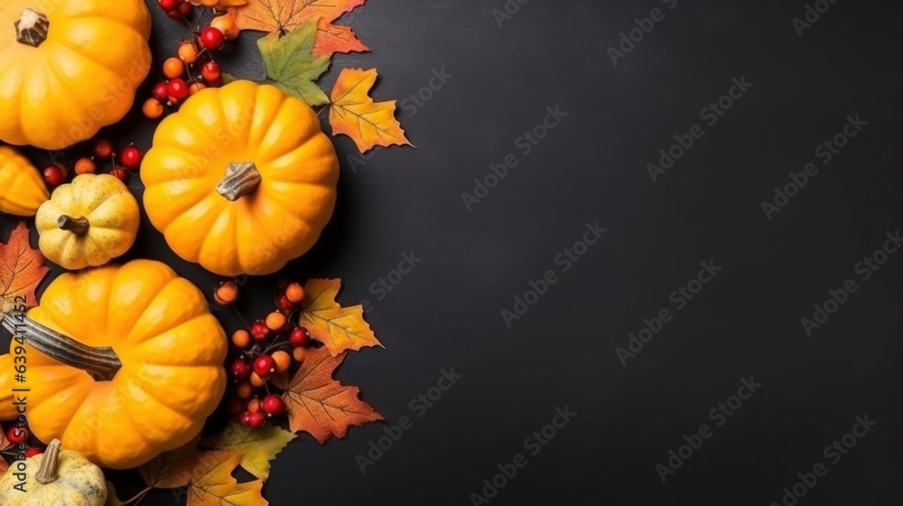 Autumn background with pumpkins Autumn background with pumpkins