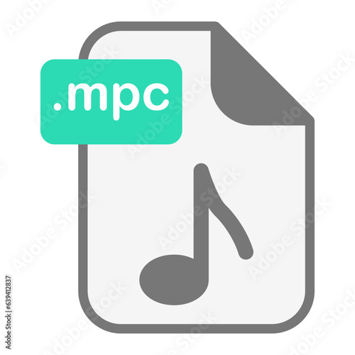 MPC Audio Icon in SVG - Multimedia Sound Symbol