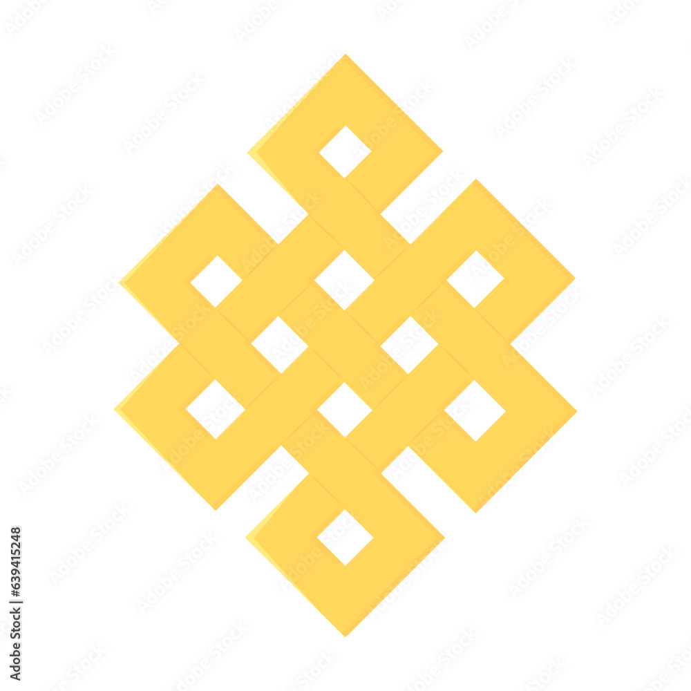 Isolated colored buddhism symbol icon Vector