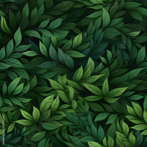 Green leaves - Created using generative AI