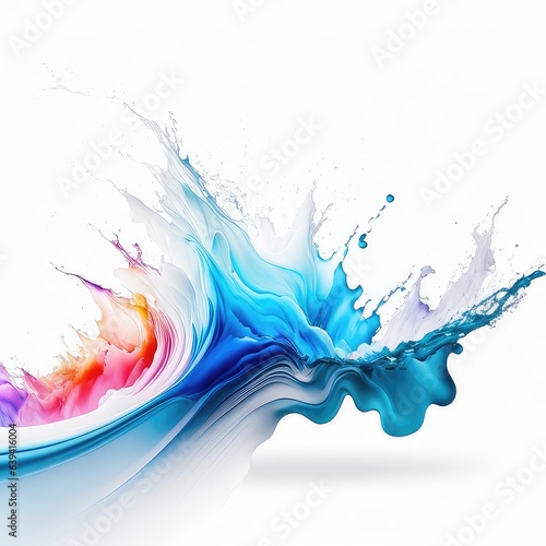 abstract blue wave