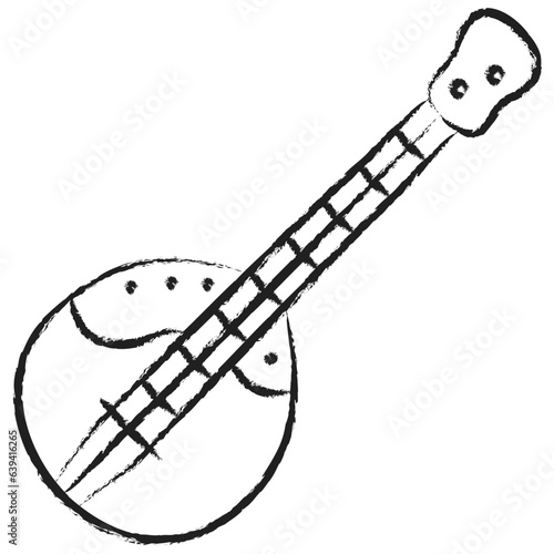 Hand drawn Domra icon