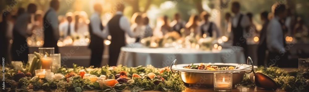Catering buffet food in wedding with meat colorful fruits and vegetables in a luxury hotel. Catering buffet food in wedding with meat colorful fruits and vegetables in a luxury hotel.