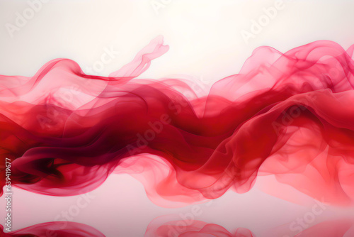 Red background, Fabric texture, Silk fabric background, Red textile, 3D Wave background