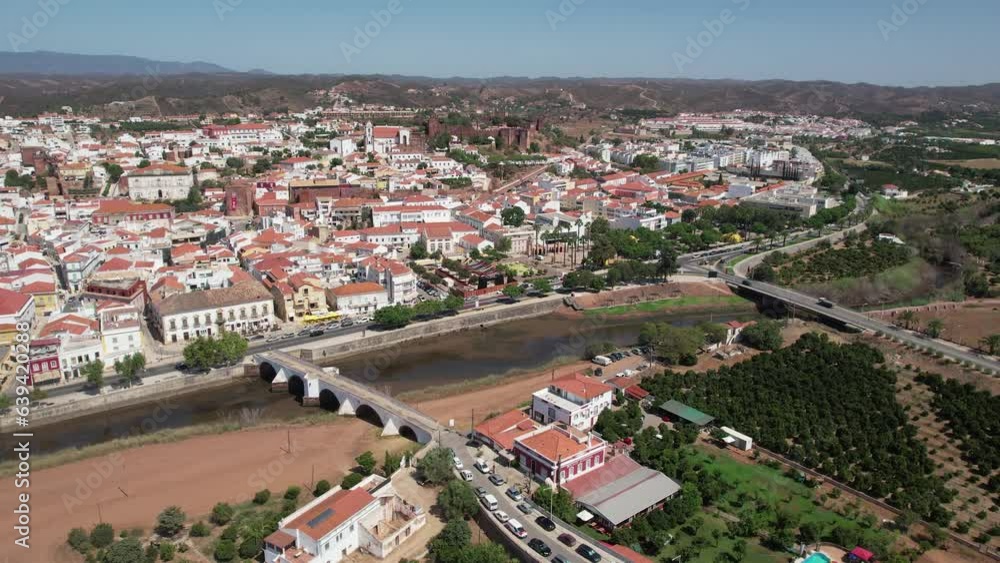 Aerial View Village of Silves in Portugal Aerial View Village of Silves in Portugal