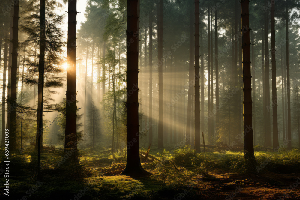 Fototapeta premium Serenity in the Forest