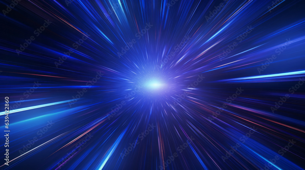 A vibrant star burst against a blue A vibrant star burst against a blue