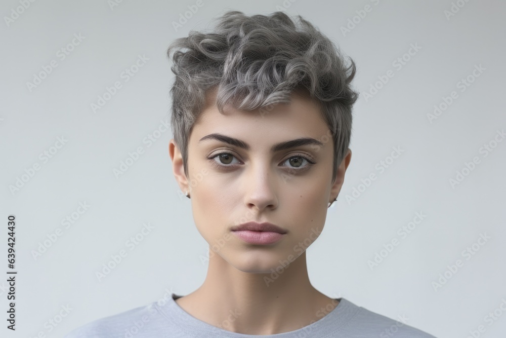 Portrait of non-binary person Portrait of non-binary person