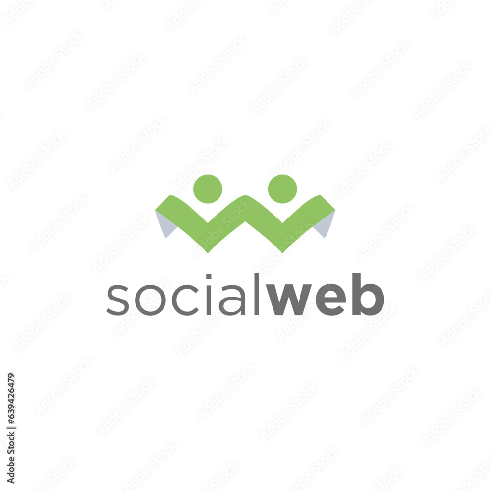 Social web logo Social web logo