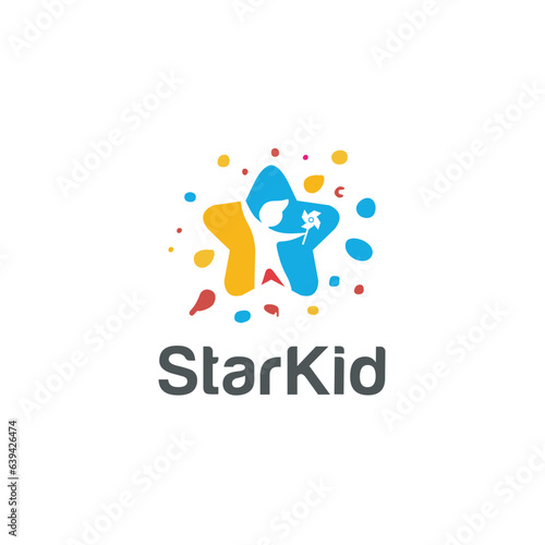 Star Kid logo design