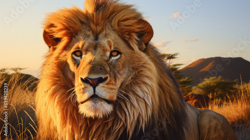 A majestic lion in its natural habitat © LabirintStudio
