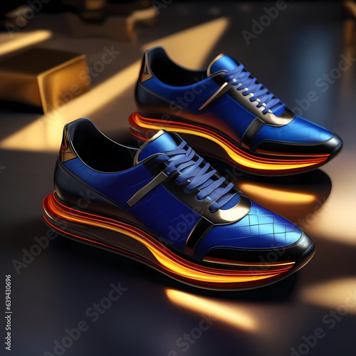 #Futurist #sneakers #2050 #photoproduct #detailedAIGenerative ##FutureOfTechnology photo