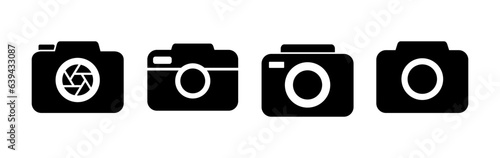 Camera Icon in trendy flat style isolated. Camera symbol web site design